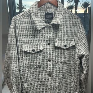 Mens Tweed Button up Shirt/Jacket